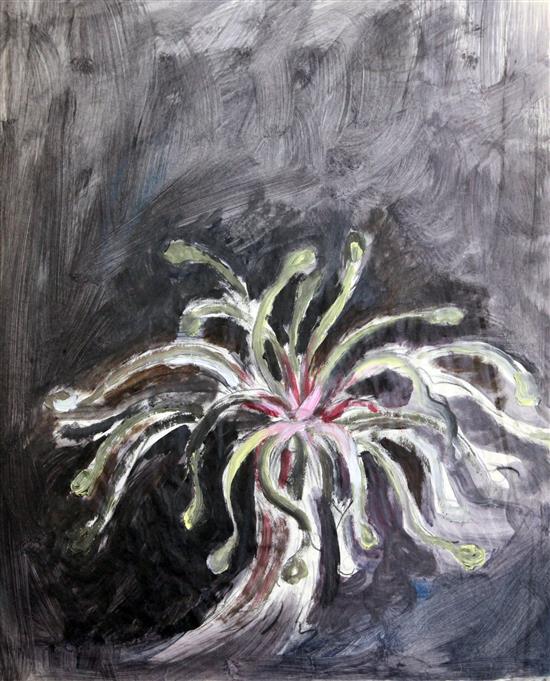 § John Tunnard (1900-1971) Flower form 18.25 x 16in., unframed